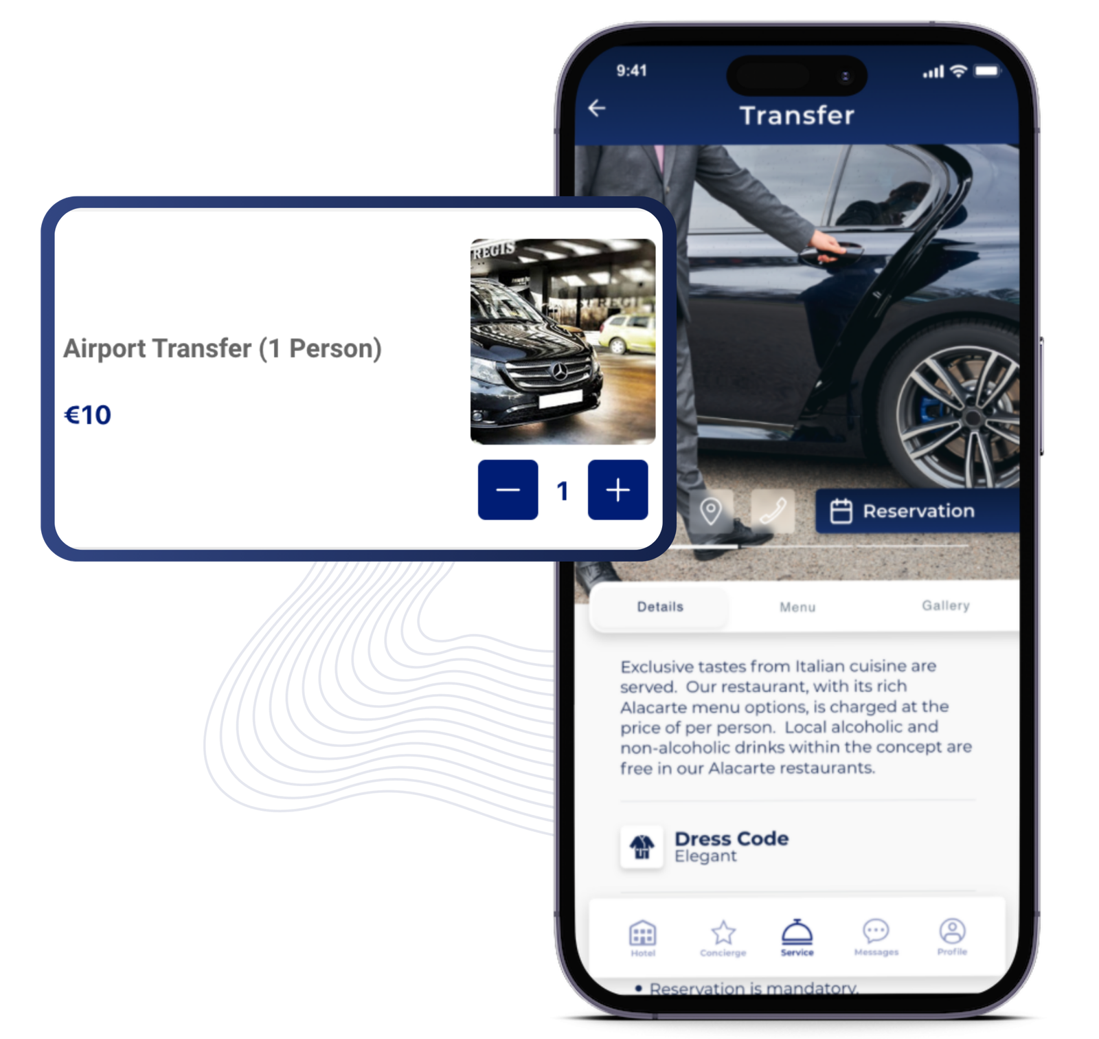 Upselling screen